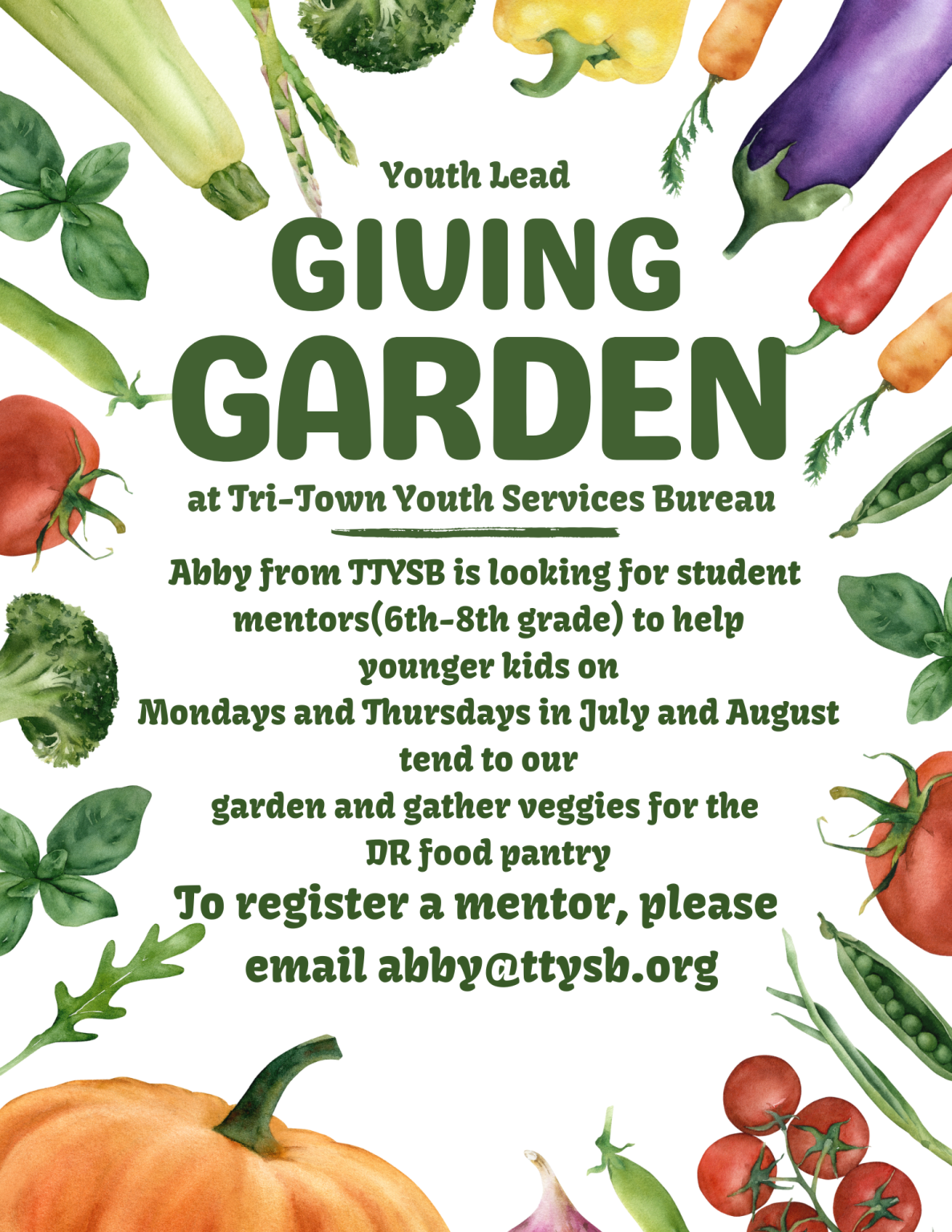 Mentor Garden Program